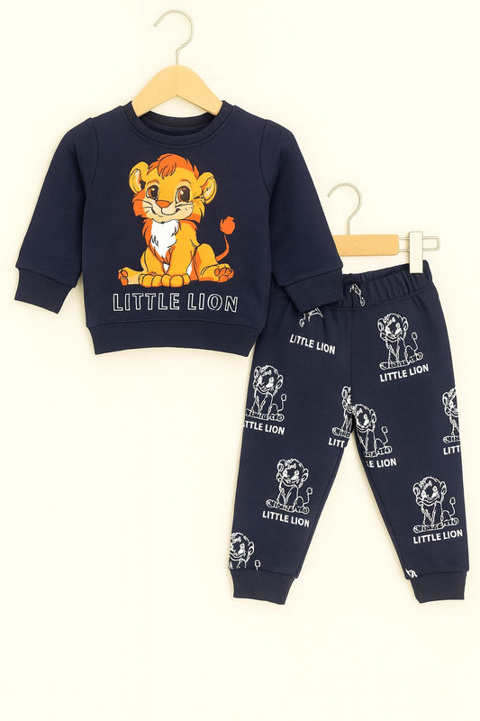 Boys' "Little Lion" Sweatshirt and Joggers Set